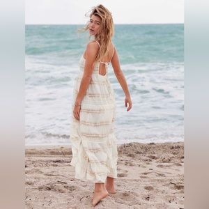 NWOT AERIE TIE DYE MAXI SUNDRESS SIZE MEDIUM